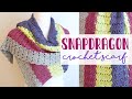 EASY & BEAUTIFUL Crochet Scarf! (Snapdragon Scarf)