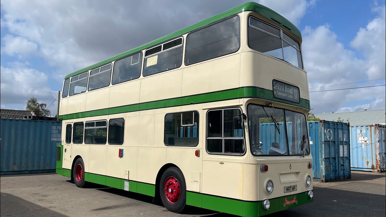 We take former Ipswich Buses MRT6P, a Leyland Atlantean on a trip from the Ipswich Transport Museum.