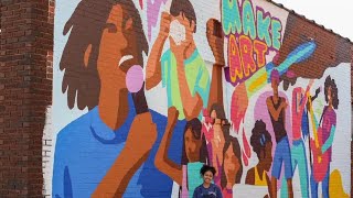 Student Creates Community Mural In Ensley