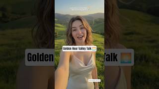 Golden Hour Valley Talk 🌅 Cinematic Video Dropping Soon