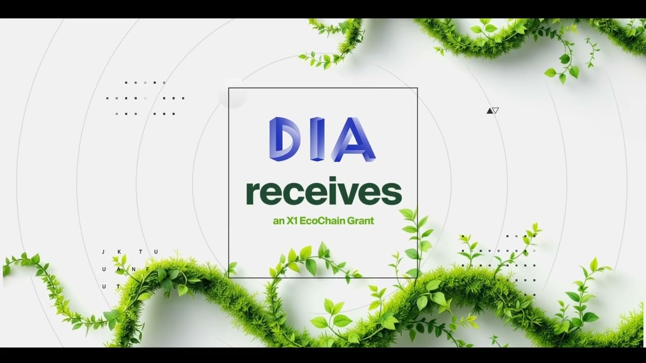 DIA стала вторым получателем гранта X1 EcoChain.