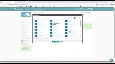 How to Add A Member to A Schoology Course