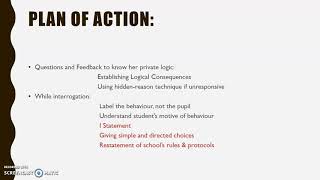 ACU:EDFD548 - Classroom Scenario Hurdle Task