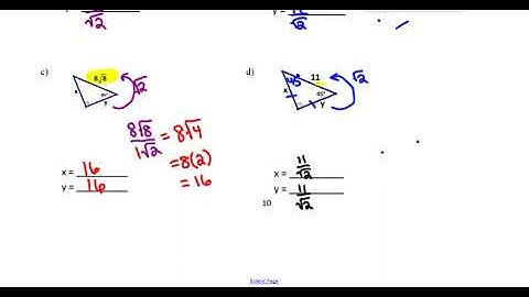 SRT   Isosceles Right Triangle