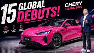 Chery Shocks Beijing With 15 Global Debuts and Massive Expansion Plan