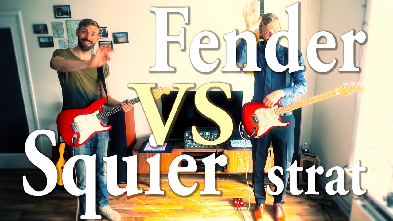 Fender vs Squier Stratocaster  Which one sounds better  Tone Battle 