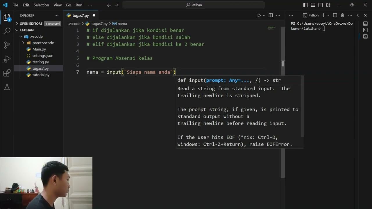 Percabangan If, Else dan Elif Pada Program Python (Tugas 7 Algoritma ...