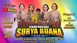 🔴Live Campursari SURYA BUANA BT DiAH SEKAR /26-03-2026/ Balongasem - Kerep - Tarokan - Kediri