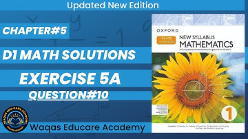 Exercise 5a Question#10 #sequences  D1 Math Oxford New Syllabus Math Updated Edition|Chapter5 |Book1