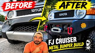 Installing an Iconic Fabrication Front Bumper on My FJ Cruiser