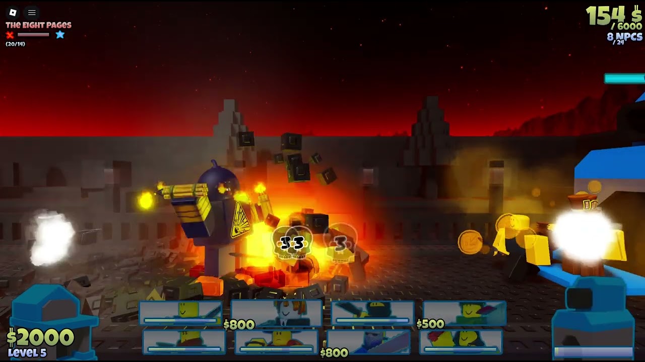 Black babatala stage 20 (the 8 pages) ,but I copy the enemies' loadout | The battle bricks
