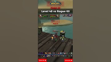 Day 47: Level 48 vs Rogue 60 rank 7 a.k.a. when RNG is on your side #worldofwarcraft #wowclassic