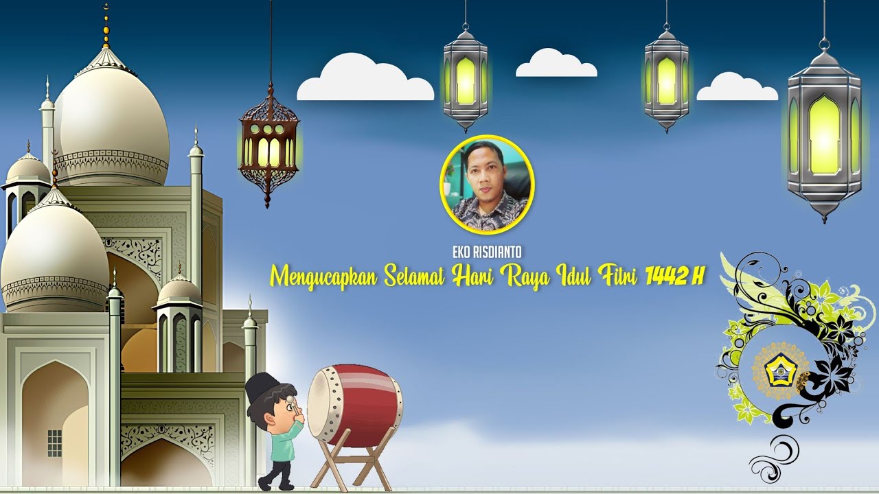🔥Template Ucapan Selamat Hari Raya Idul Fitri 1442 H 2021
