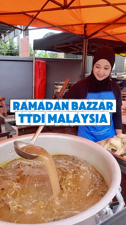 Ramadan bazzar in TTDI Malaysia p1 #ramadan #food