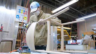 Process of Making a Dining Chair! Amazing Japanese Furniture Factory