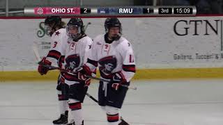 RMU vs Ohio State - Women's Hockey Highlights [Game 2]