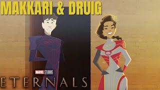 Makkari and Druig | The Untold Tales of the Eternals