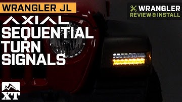 Jeep Wrangler JL Axial Sequential LED Parking/Turn Signal Lights Review & Install