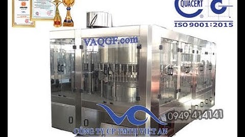 [Việt An] Video Máy chiết rót đóng chai VA-CGF20000 500 ml công suất 20.000 chai/h