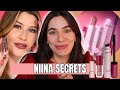 Testei a nova coleo niina secrets com eudora  mscara de clios delineador e batom 