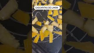 Cáscaras ORGÁNICAS de limon con azúcar