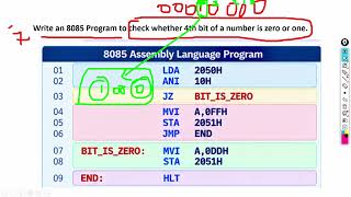 Details LAB 7 : TO CHECK 4TH BIT ZERO OR ONE Guide