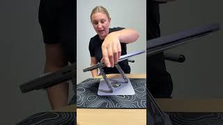 Laptop Stand with 360° Rotating Heavy Base, Foldable Adjustable