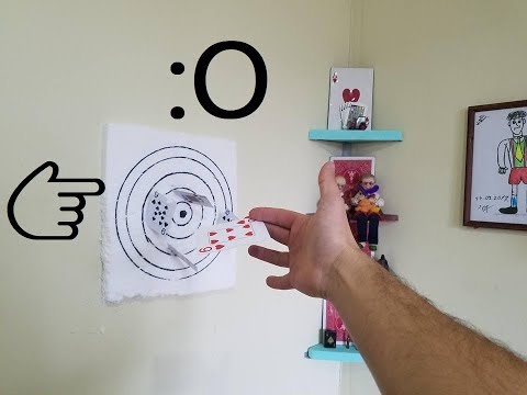 როგორ ვისროლოთ კარტი/[ვიდეოგაკვეთილი]//How to throw playing cards //[ HD ]