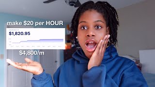 How I make $20 dollars an HOUR - YOU CAN TOO!