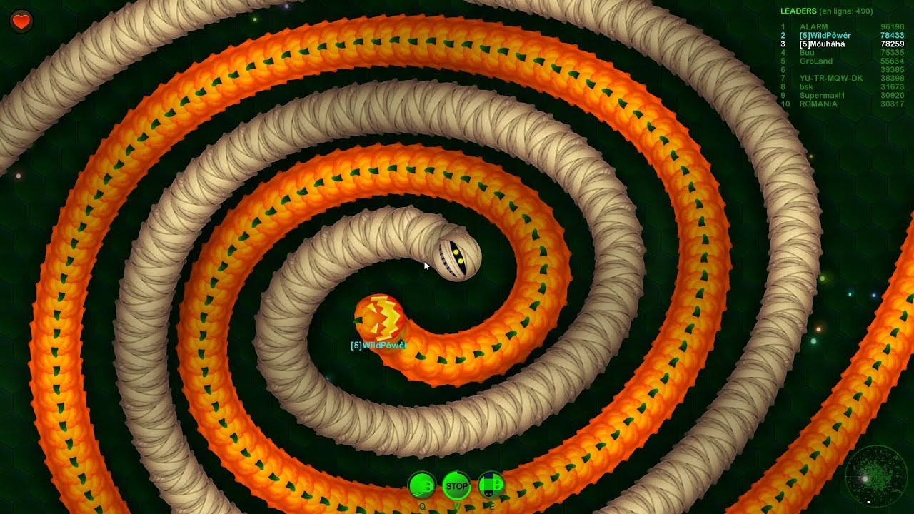 Wormax.io Best Kills #17 🎃 Halloween special new skins ^^