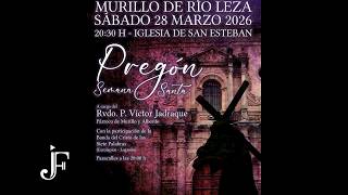 Pregón de Murillo de Rio Leza - La Rioja. Semana Santa 2026