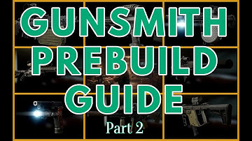 Escape from Tarkov Gunsmith 