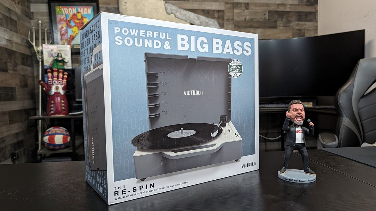 Best Portable Record Player Ever? Unboxing and review of the Victrola Re-Spin Vinyl Record Player!