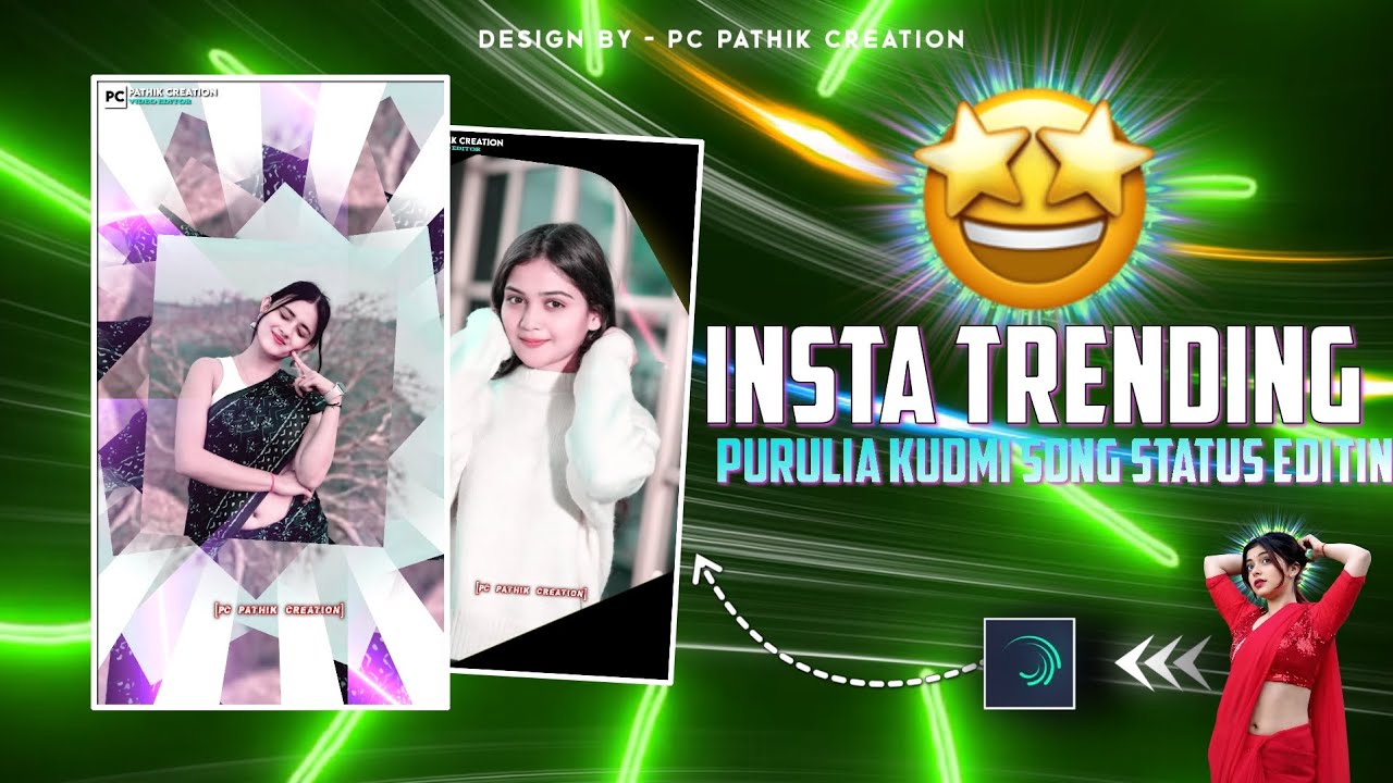 🤩Instagram Purulia Kudmali Dj Song Status Video Editing Alight Motion Video Editing 