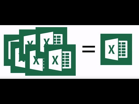 Merge multiple excel files into one file