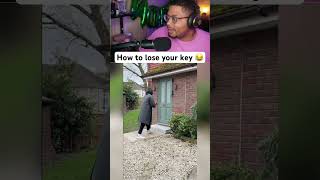 This is one way to lose your key 😂 #khabylame #funny #memes