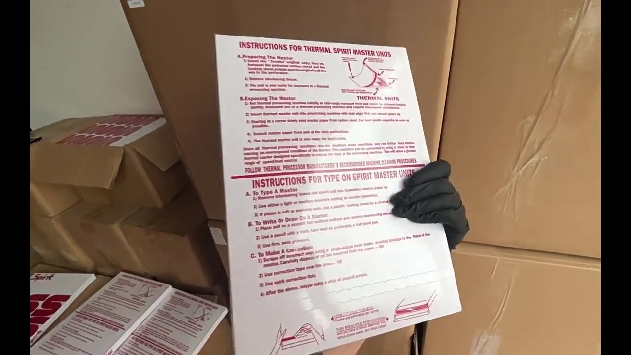 4 layers  Spirit master Carbon Thermal stencil Copier Paper tattoo transfer paper for Tattoo Artist