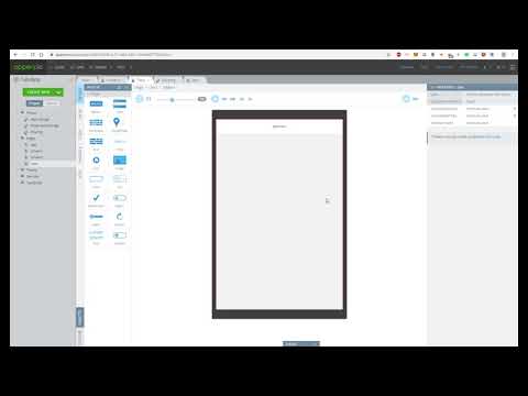 Appery io Ionic4 Tabs