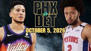 Information Phoenix Suns vs Detroit Pistons Full Game Highlights - October 5, 2026 | NBA Preseason Update