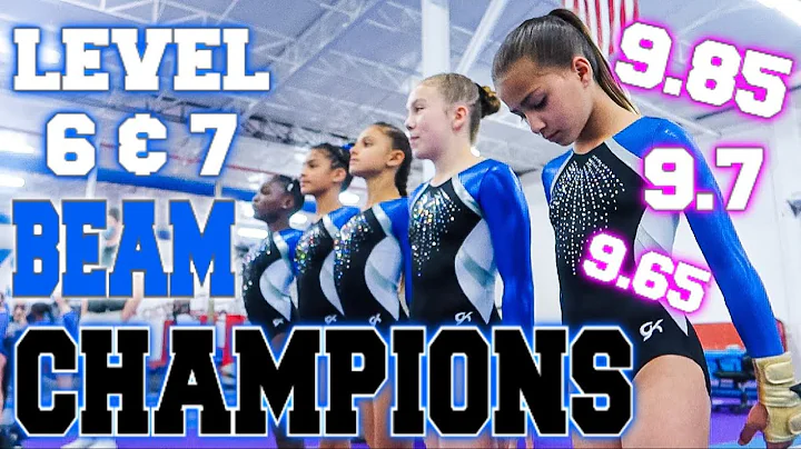 Coach Life: 9.85 Level 6 Gymnastics Beam Routine| ...