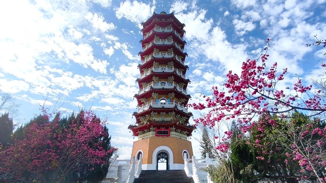 #慈恩塔環繞俯瞰日月潭全景✨