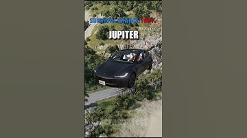 Tesla gravity test 💥🚙 #carcrashtest #beamngdrive #beamng