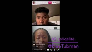 Tariq Nasheed Chopping it up with Dr. Ma'at on his 2/18 IG Live