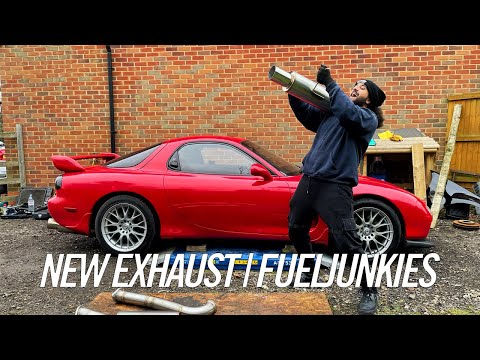 The RX-7 gets a NEW exhaust!! ? | FuelJunkies