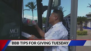 BBB tips for giving Tuesday