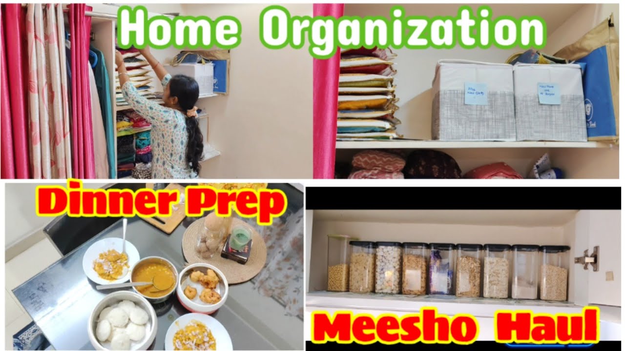 Meesho Haul + Home Organization 💕 Dinner Prep Vlog | Life of a Homemaker Odia Vlog#youtube 