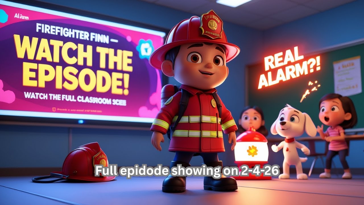 A REAL Fire Drill Happens During Finn’s School Visit! 🚨🔥” Full Episode airing on February 4, 2026