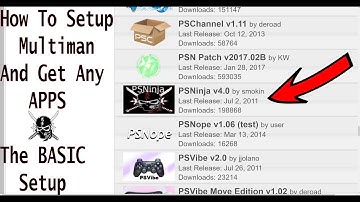 How To Setup Multiman v4.81.02 + Get Any APPS For ANY Jailbreak PS3 * The Basic *