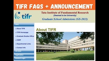 TIFR FAQs | GS2022 | Important Dates | Eligibility | Fellowship