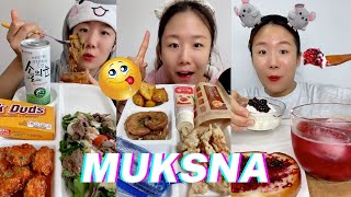 Satisfying Real Sound Mukbang ASMR | @muksna Korean Mukbang Videos | Tiktok Compilation #1